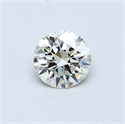 0.43 Carats, Round Diamond with Excellent Cut, G Color, VVS1 Clarity and Certified by EGL