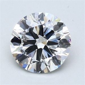 Picture of 2.02 Carats, Round Diamond with Very Good Cut, D Color, SI2 Clarity and Certified by GIA