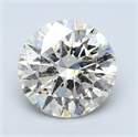 2.00 Carats, Round Diamond with Excellent Cut, G Color, SI2 Clarity and Certified by EGL