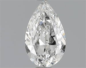 1.00 Carats, Pear Diamond with  Cut, F Color, SI2 Clarity and Certified by GIA