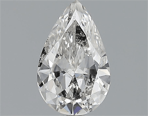 1.12 Carats, Pear Diamond with  Cut, E Color, SI2 Clarity and Certified by GIA