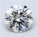 Natural Diamond 8.06 Carats, Round with Excellent Cut, G Color, VS2 Clarity and Certified by GIA