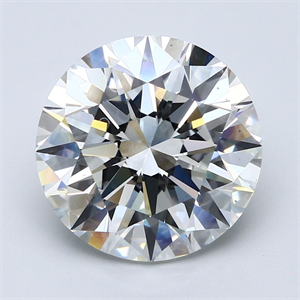 Picture of Natural Diamond 8.06 Carats, Round with Excellent Cut, G Color, VS2 Clarity and Certified by GIA