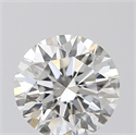 Natural Diamond 0.40 Carats, Round with Excellent Cut, I Color, SI1 Clarity and Certified by GIA