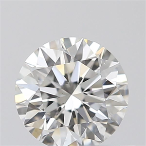 Picture of Natural Diamond 0.40 Carats, Round with Excellent Cut, I Color, SI1 Clarity and Certified by GIA