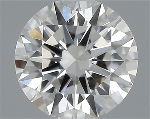 Picture of Natural Diamond 0.40 Carats, Round with Excellent Cut, H Color, VS1 Clarity and Certified by GIA