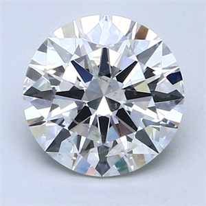 Picture of Natural Diamond 2.04 Carats, Round with Excellent Cut, G Color, SI2 Clarity and Certified by IGI