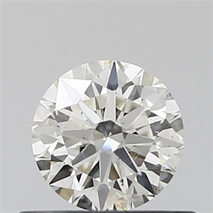 Picture of Natural Diamond 0.40 Carats, Round with Excellent Cut, H Color, SI1 Clarity and Certified by IGI