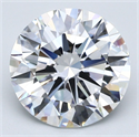 Natural Diamond 4.53 Carats, Round with Excellent Cut, D Color, VS1 Clarity and Certified by GIA