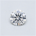 Natural Diamond 0.42 Carats, Round with Very Good Cut, G Color, SI2 Clarity and Certified by GIA