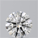 Natural Diamond 1.53 Carats, Round with Excellent Cut, G Color, SI1 Clarity and Certified by GIA