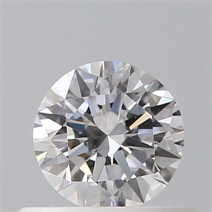 Picture of Natural Diamond 0.40 Carats, Round with Excellent Cut, D Color, VS2 Clarity and Certified by GIA