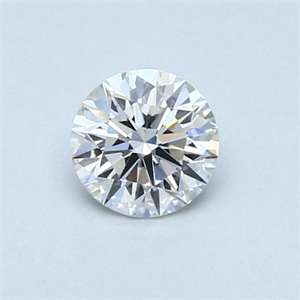 Picture of Natural Diamond 0.43 Carats, Round with Very Good Cut, F Color, VS2 Clarity and Certified by GIA