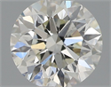 Natural Diamond 0.43 Carats, Round with Excellent Cut, H Color, VS2 Clarity and Certified by IGI