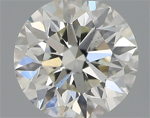 Picture of Natural Diamond 0.43 Carats, Round with Excellent Cut, H Color, VS2 Clarity and Certified by IGI