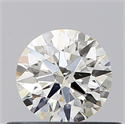 Natural Diamond 0.45 Carats, Round with Excellent Cut, I Color, SI1 Clarity and Certified by GIA