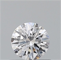 Natural Diamond 0.40 Carats, Round with Excellent Cut, D Color, VS2 Clarity and Certified by GIA