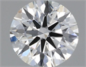 Natural Diamond 0.43 Carats, Round with Excellent Cut, H Color, VS1 Clarity and Certified by IGI