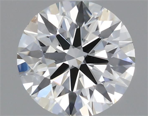 Picture of Natural Diamond 0.43 Carats, Round with Excellent Cut, H Color, VS1 Clarity and Certified by IGI