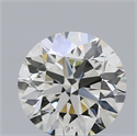 Natural Diamond 0.42 Carats, Round with Excellent Cut, H Color, VVS2 Clarity and Certified by IGI