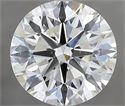 Natural Diamond 3.02 Carats, Round with Excellent Cut, J Color, SI1 Clarity and Certified by GIA