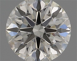 Picture of Natural Diamond 0.41 Carats, Round with Excellent Cut, J Color, VS1 Clarity and Certified by GIA