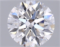 Natural Diamond 0.40 Carats, Round with Very Good Cut, H Color, VS2 Clarity and Certified by GIA