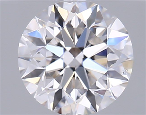 Picture of Natural Diamond 0.40 Carats, Round with Very Good Cut, H Color, VS2 Clarity and Certified by GIA