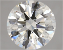 Natural Diamond 2.00 Carats, Round with Excellent Cut, J Color, SI1 Clarity and Certified by GIA