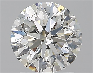 Picture of Natural Diamond 1.70 Carats, Round with Excellent Cut, H Color, SI1 Clarity and Certified by GIA