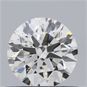 Natural Diamond 0.52 Carats, Round with Excellent Cut, I Color, SI1 Clarity and Certified by GIA