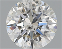 Natural Diamond 0.70 Carats, Round with Excellent Cut, G Color, I1 Clarity and Certified by GIA