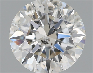 Picture of Natural Diamond 0.70 Carats, Round with Excellent Cut, G Color, I1 Clarity and Certified by GIA