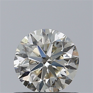 Picture of Natural Diamond 0.60 Carats, Round with Very Good Cut, K Color, VS1 Clarity and Certified by IGI