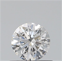 Natural Diamond 0.42 Carats, Round with Excellent Cut, E Color, VS2 Clarity and Certified by GIA