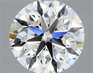 Picture of Natural Diamond 0.40 Carats, Round with Very Good Cut, I Color, VS1 Clarity and Certified by GIA