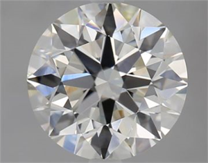 Picture of Natural Diamond 2.53 Carats, Round with Excellent Cut, J Color, VS1 Clarity and Certified by GIA