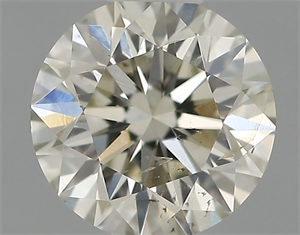 Picture of Natural Diamond 0.41 Carats, Round with Excellent Cut, J Color, SI2 Clarity and Certified by IGI