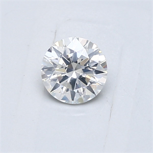 Picture of Natural Diamond 0.40 Carats, Round with Very Good Cut, F Color, I1 Clarity and Certified by GIA