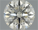 Natural Diamond 0.42 Carats, Round with Excellent Cut, I Color, VS1 Clarity and Certified by IGI