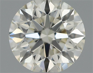 Picture of Natural Diamond 0.42 Carats, Round with Excellent Cut, I Color, VS1 Clarity and Certified by IGI