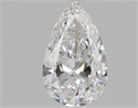 Natural Diamond 0.70 Carats, Pear with  Cut, D Color, VS2 Clarity and Certified by GIA