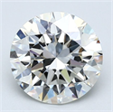 Natural Diamond 2.02 Carats, Round with Excellent Cut, I Color, VVS1 Clarity and Certified by GIA