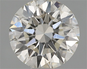 Picture of Natural Diamond 0.47 Carats, Round with Excellent Cut, H Color, SI1 Clarity and Certified by IGI