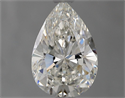 Natural Diamond 1.05 Carats, Pear with  Cut, H Color, I1 Clarity and Certified by GIA