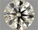 Natural Diamond 0.46 Carats, Round with Excellent Cut, I Color, VVS2 Clarity and Certified by IGI