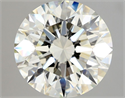 Natural Diamond 3.50 Carats, Round with Excellent Cut, I Color, VVS1 Clarity and Certified by IGI