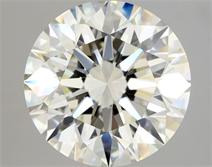 Picture of Natural Diamond 3.50 Carats, Round with Excellent Cut, I Color, VVS1 Clarity and Certified by IGI