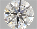 Natural Diamond 0.43 Carats, Round with Excellent Cut, G Color, VVS2 Clarity and Certified by GIA