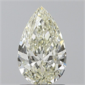 Natural Diamond 1.30 Carats, Pear with  Cut, K Color, VVS2 Clarity and Certified by IGI